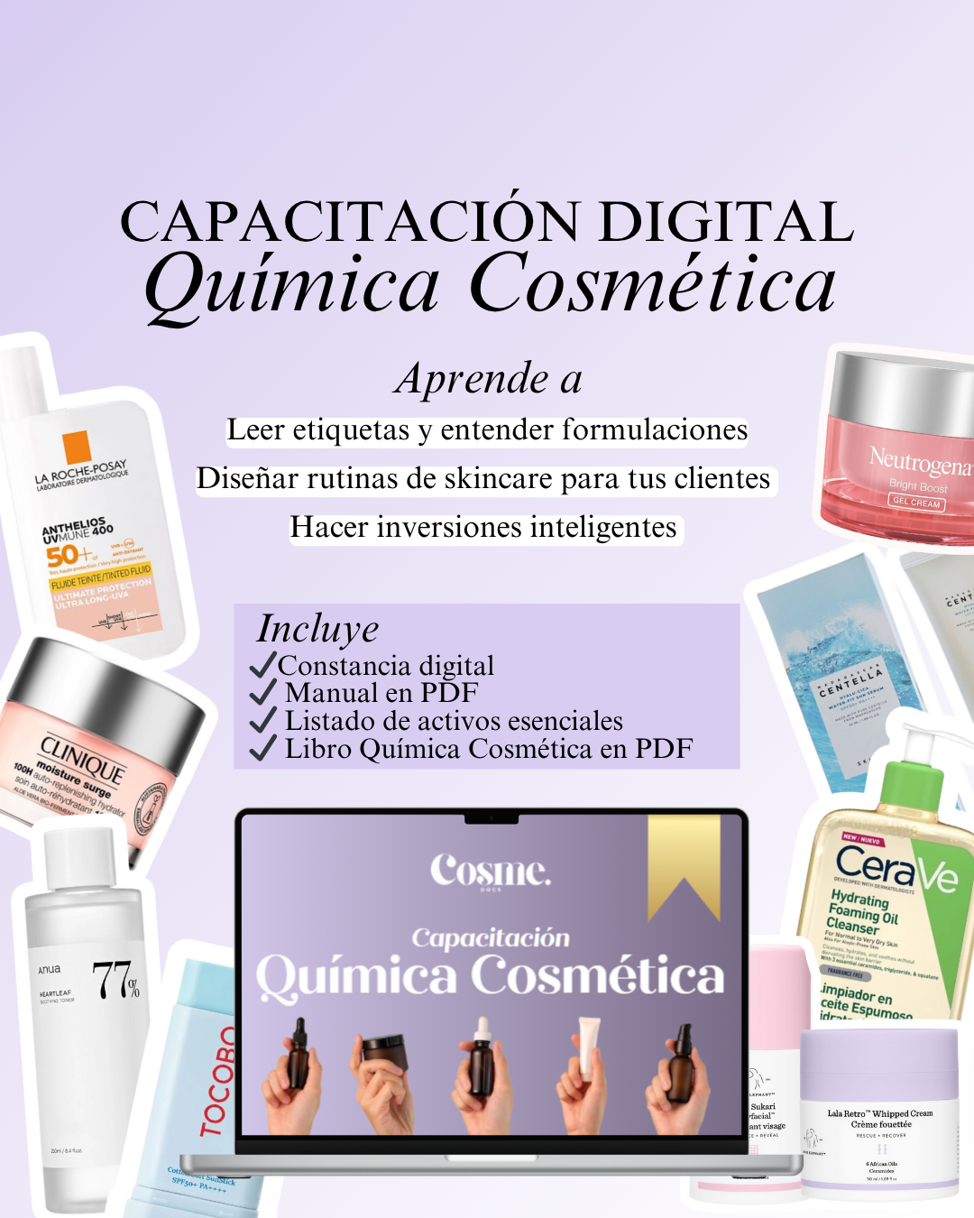Capacitación profesional en el mundo del skincare