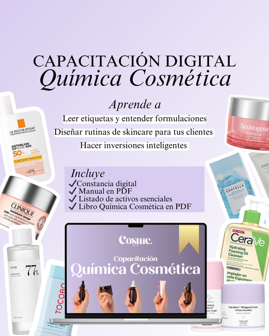 Capacitación de química cosmética