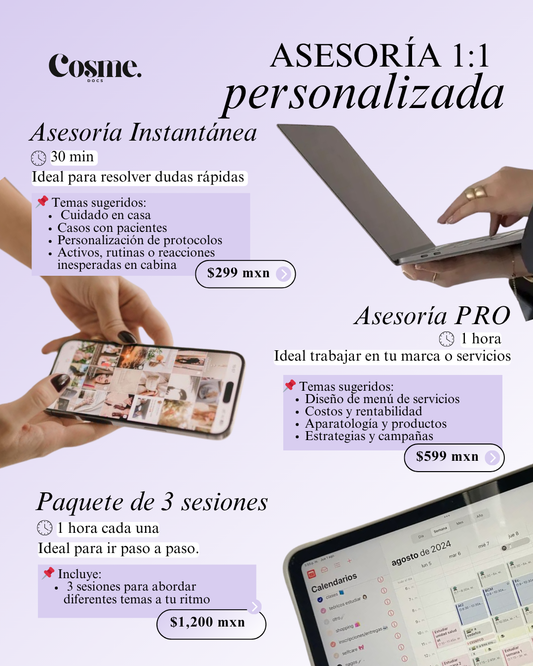 Asesorías personalizadas