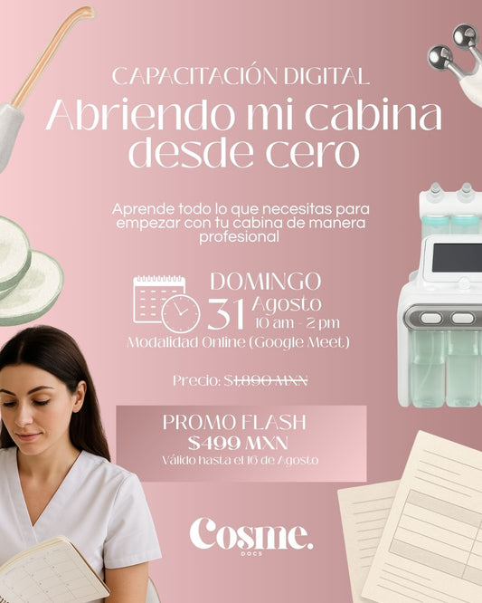 Masterclass "Abriendo mi cabina desde cero"