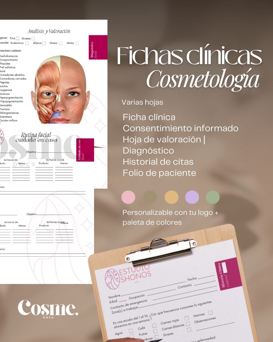 Fichas + consentimientos
