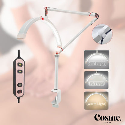 Lampara LED dimeable media luna
