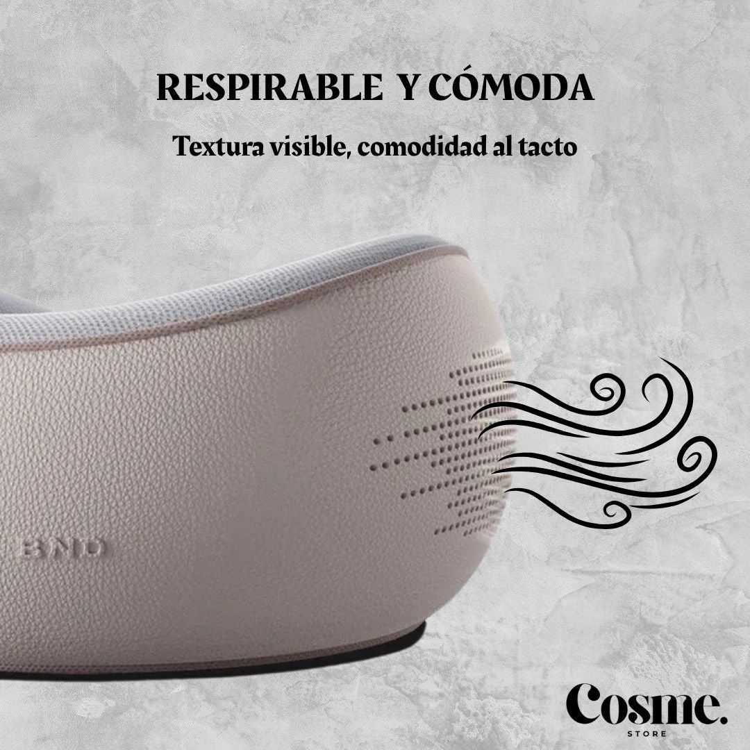 Almohada de espuma reposacabezas para camilla de masaje.