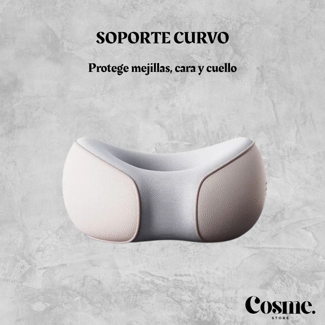Almohada de espuma reposacabezas para camilla de masaje.