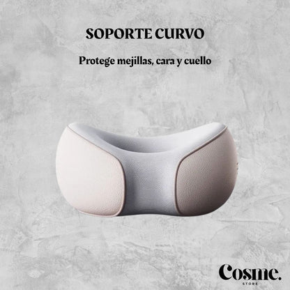 Almohada de espuma reposacabezas para camilla de masaje.