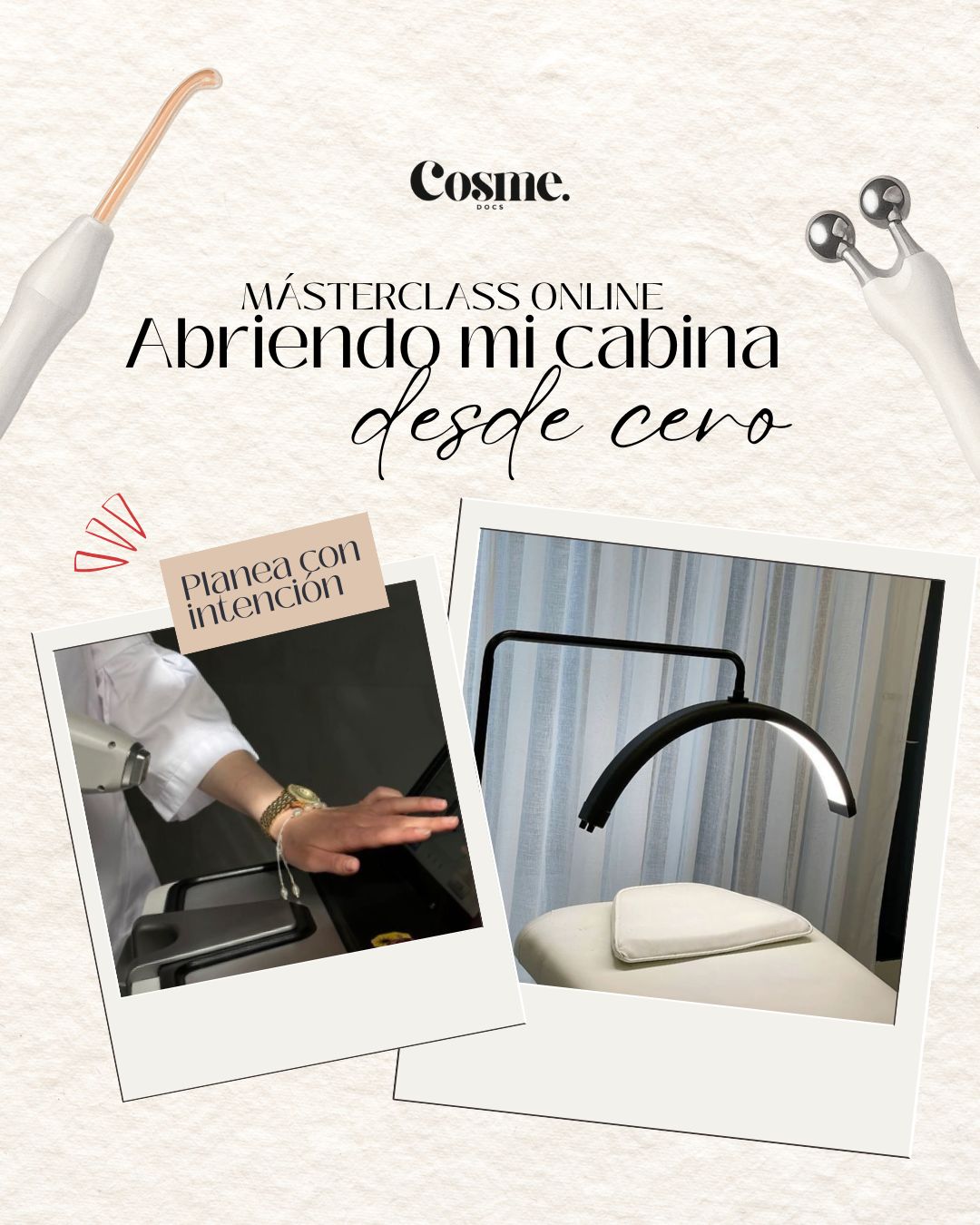 Masterclass "Abriendo mi cabina desde cero"