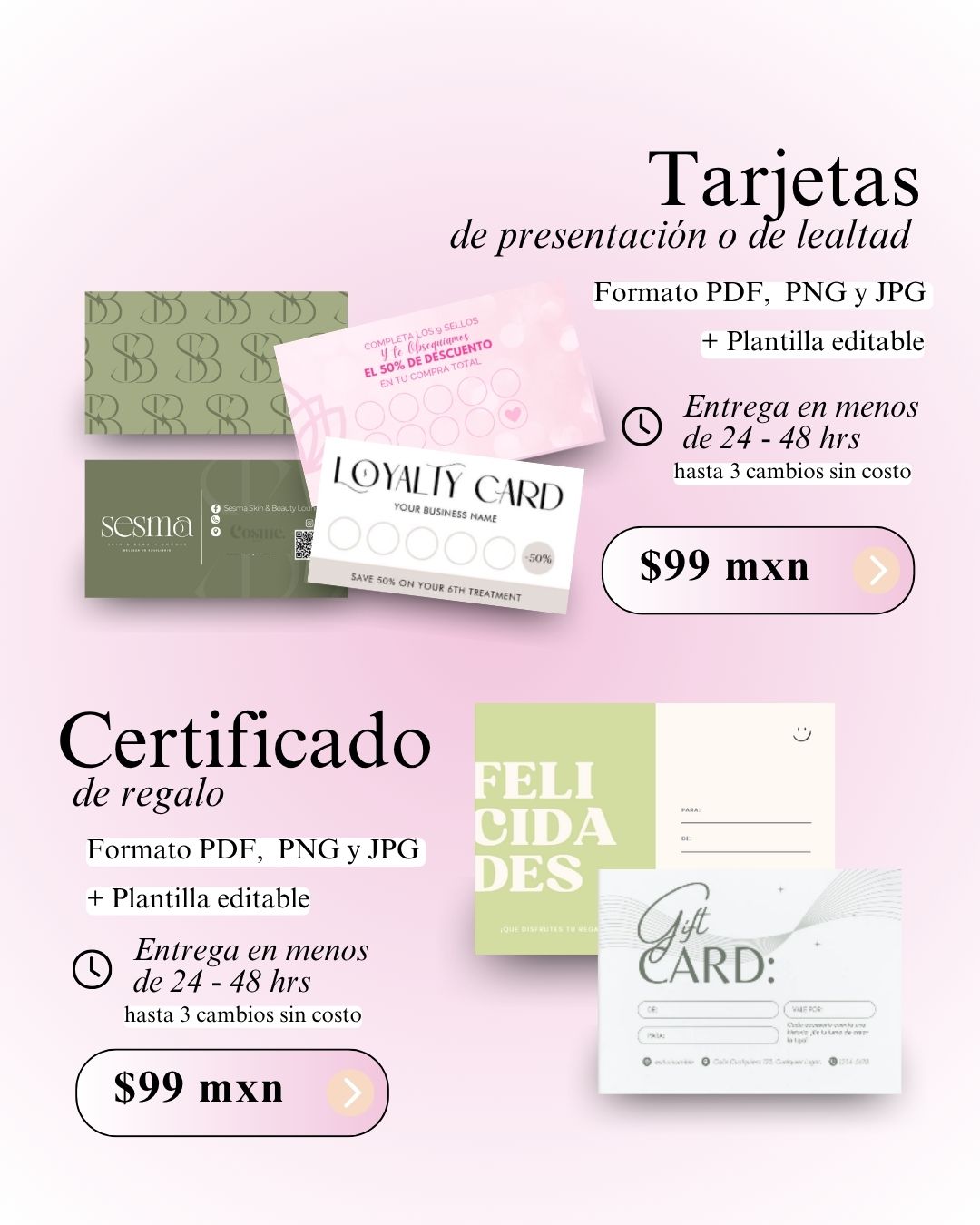 Diseño de papelería y contenido para redes sociales