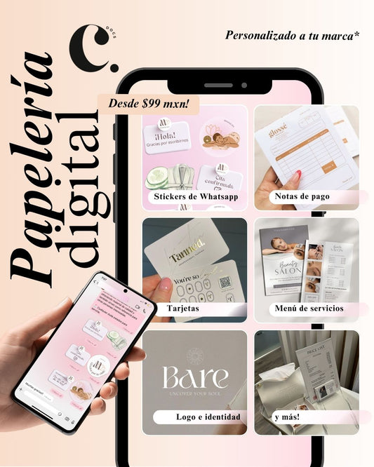 Diseño de papelería y contenido para redes sociales
