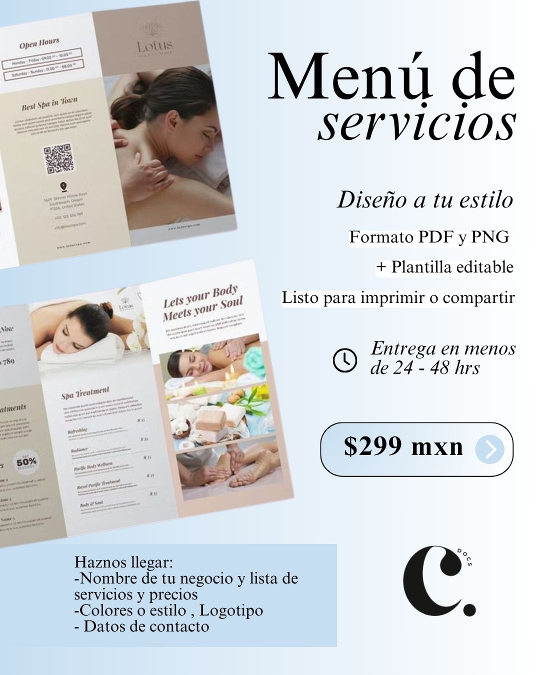 Diseño de papelería y contenido para redes sociales