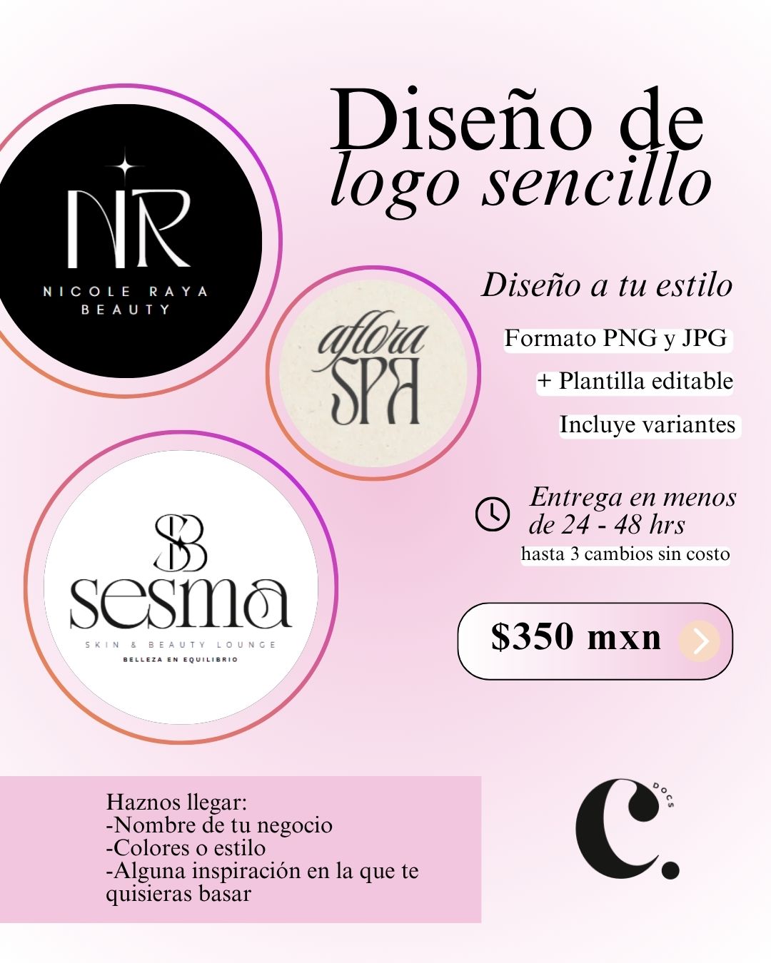 Diseño de papelería y contenido para redes sociales
