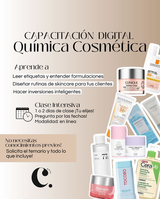 Masterclass de química cosmética