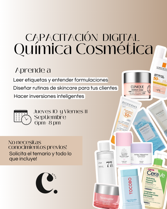 Masterclass de química cosmética